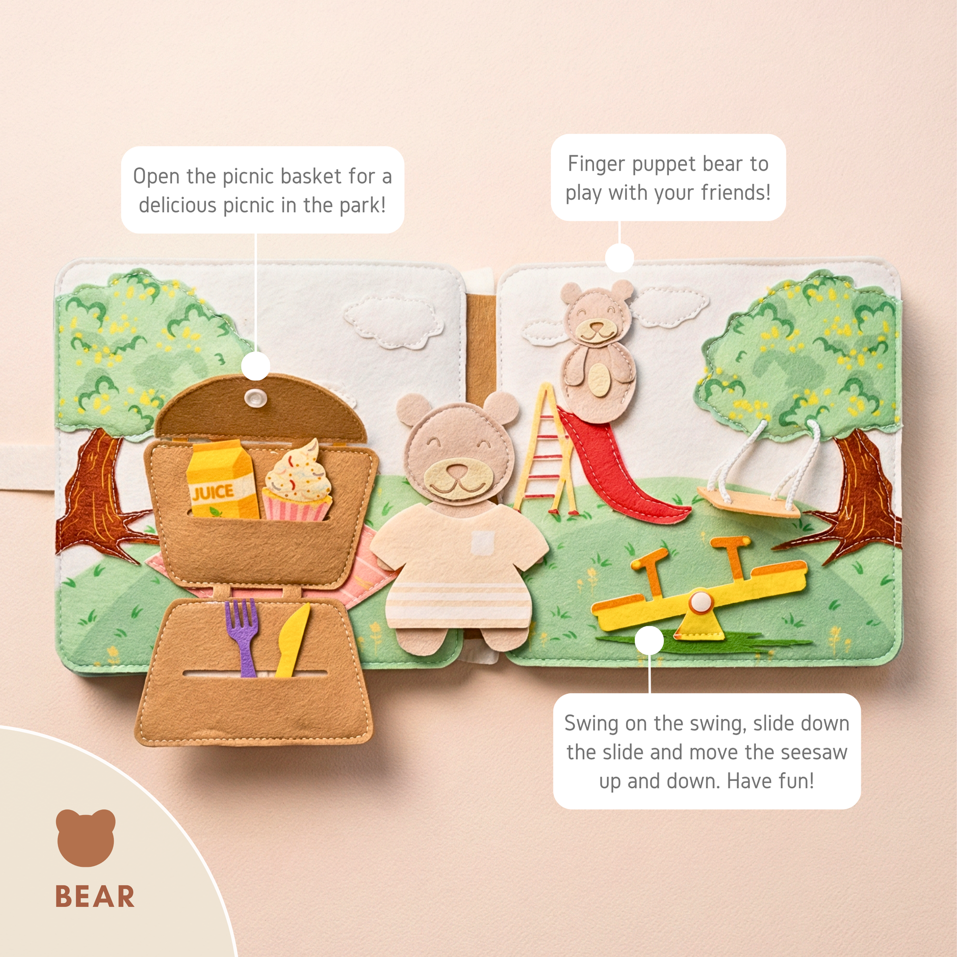 Busy Book Bundle: Princess + Bear