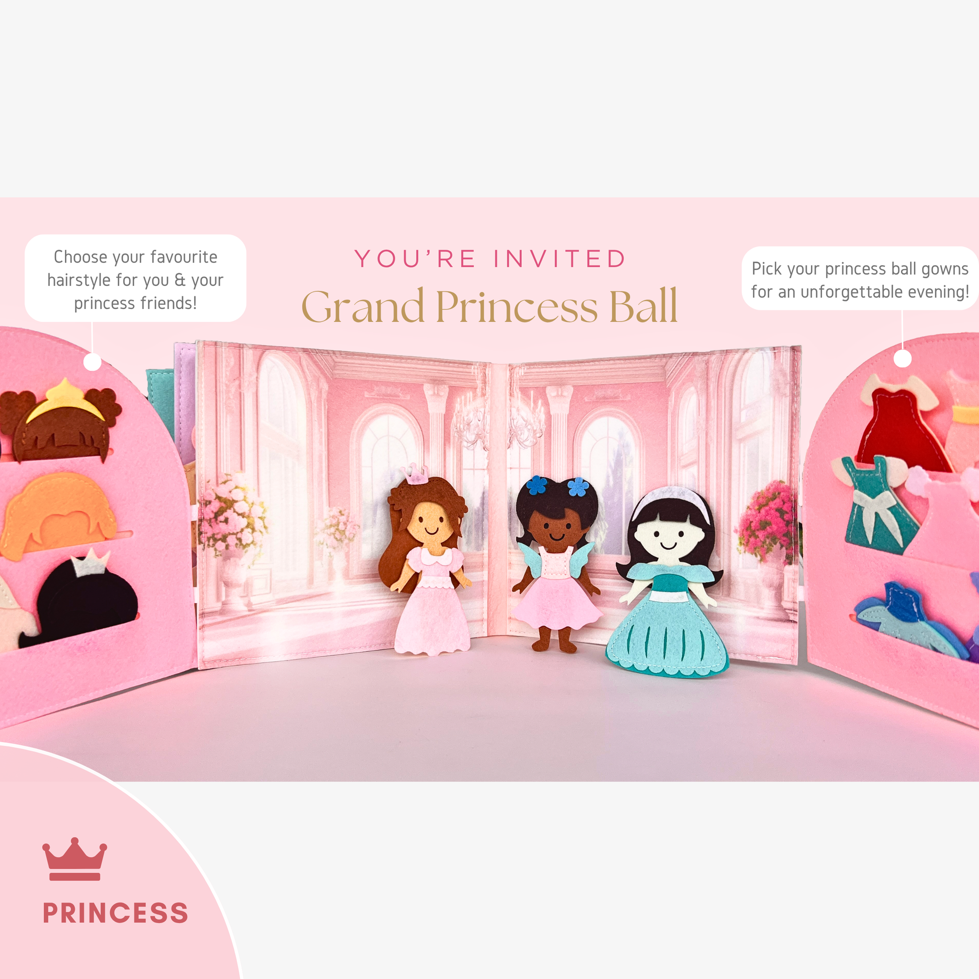 Busy Book Bundle: Princess + Bear