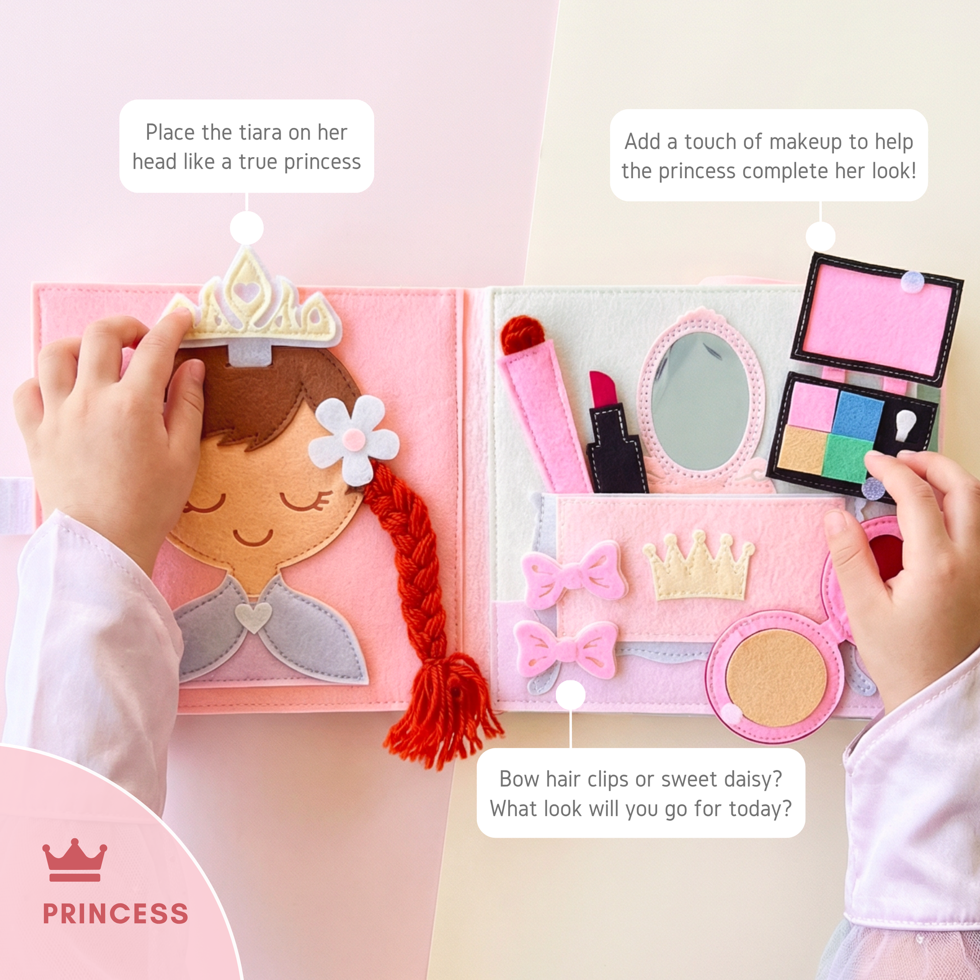 Busy Book Bundle: Princess + Bear