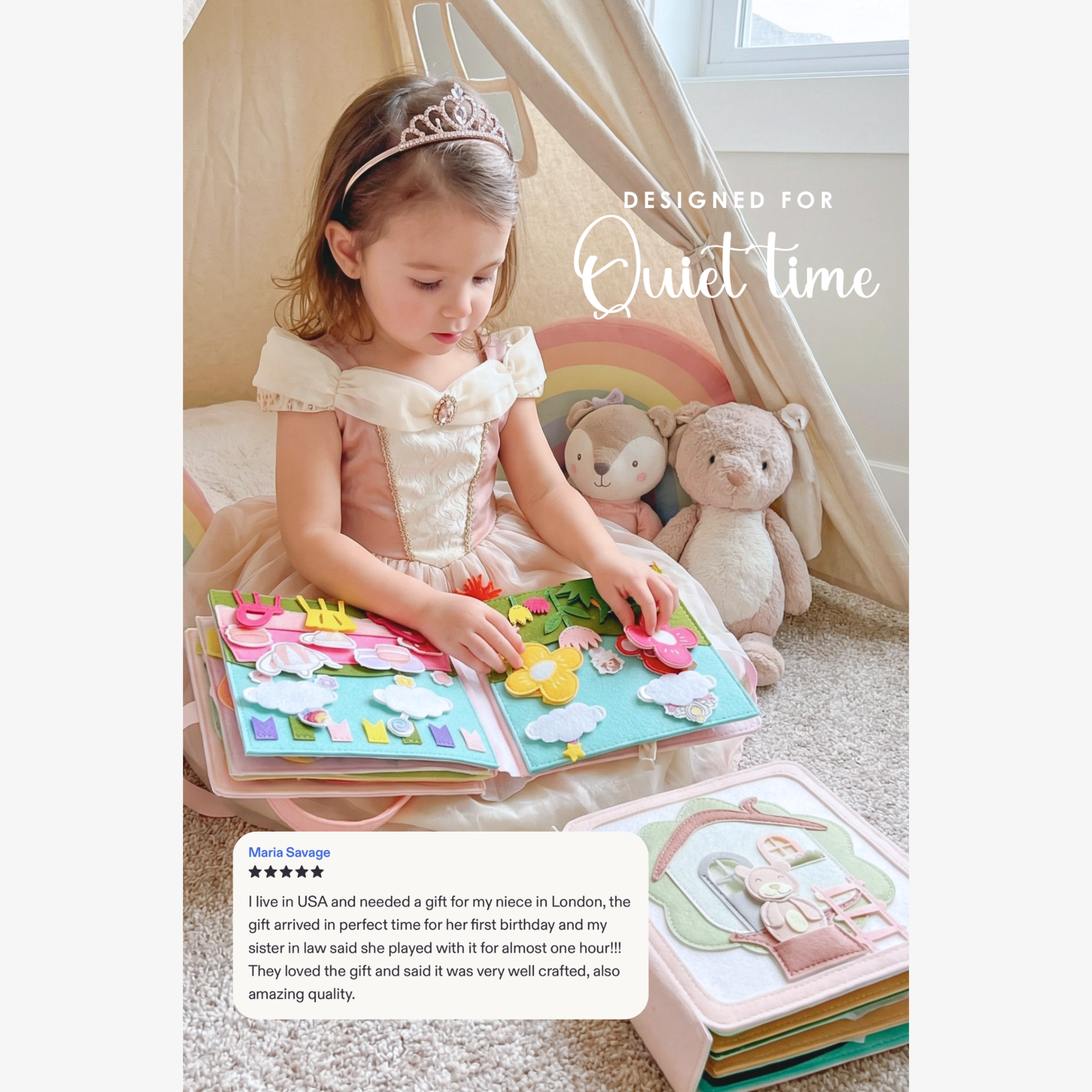 Busy Book Bundle: Princess + Bear