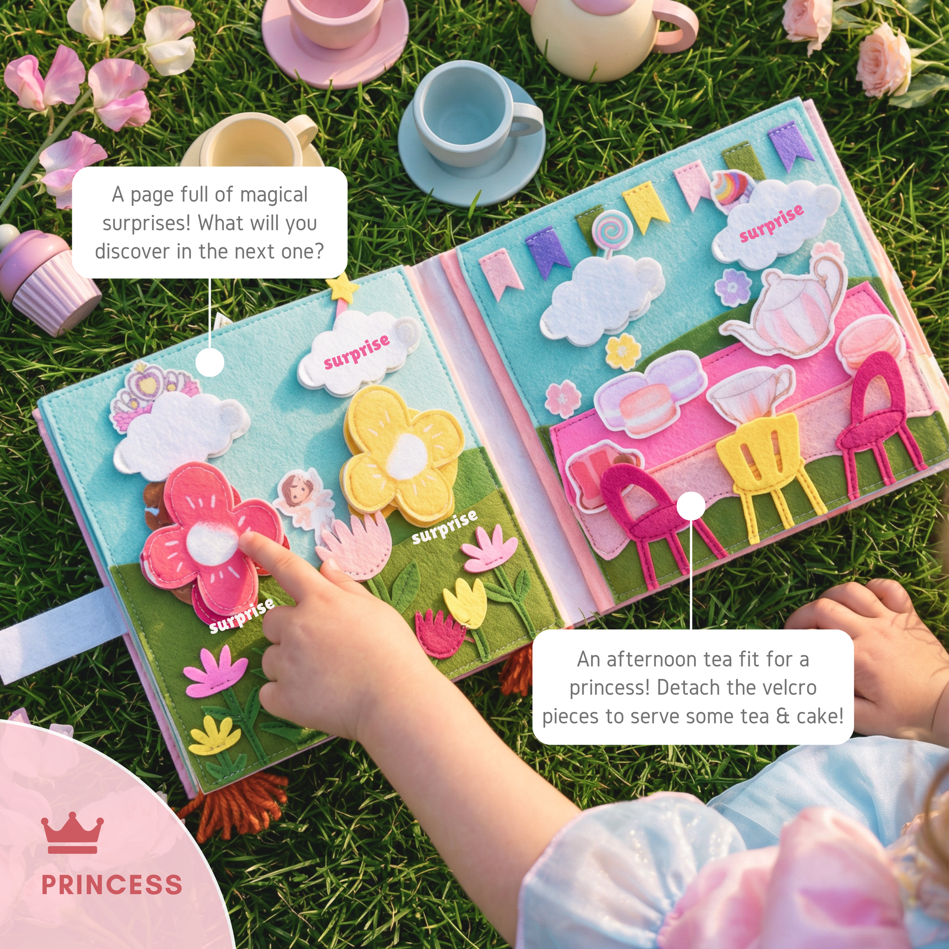 Busy Book Bundle: Princess + Bear